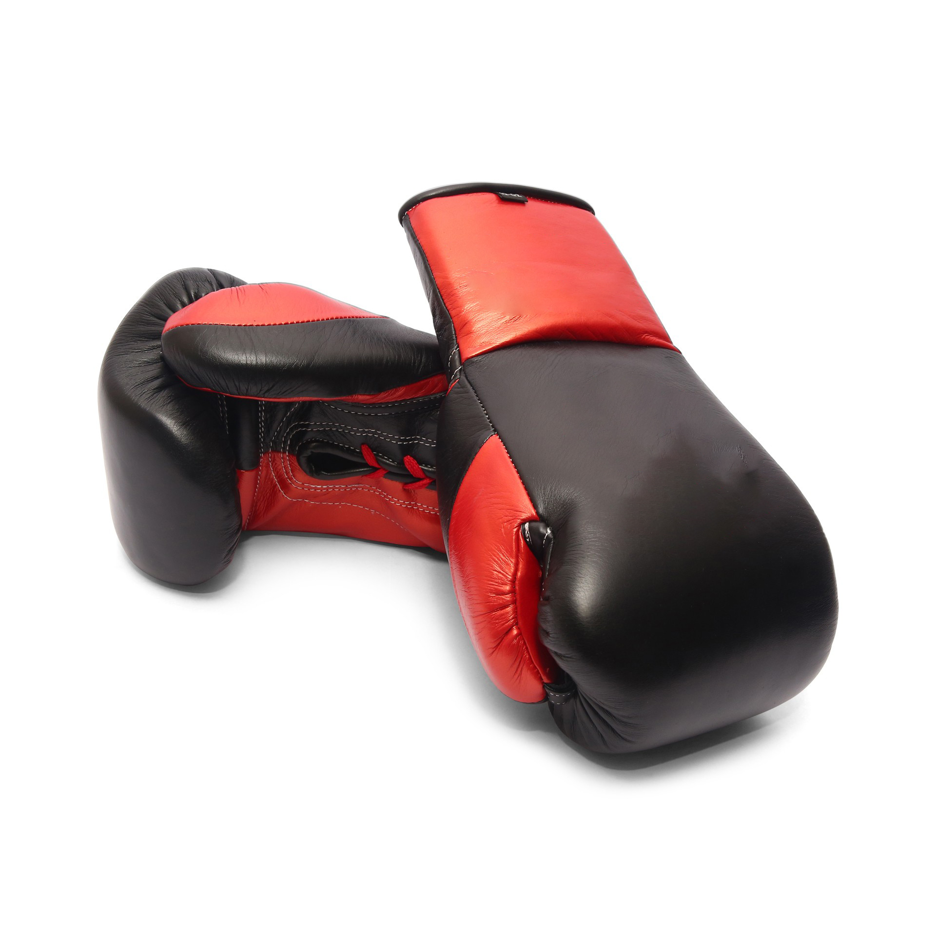 Boxing Fight Gloves - Black Red (1)