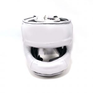 Boxing Headguard Face Saver - Silver