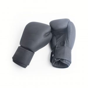 Muay Thai Boxing Gloves - Matte Black